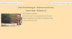 Desktop Screenshot of henningsen-nielsen.de